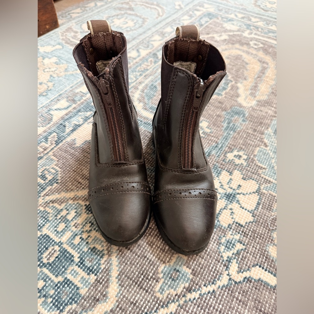 Girls Leather riding boots